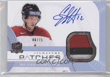 2011-12 Upper Deck The Cup - Signature Patches #SP-ES - Eric Staal /75