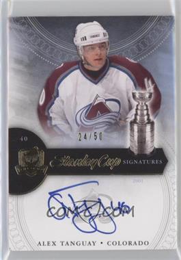 2011-12 Upper Deck The Cup - Stanley Cup Signatures #SCS-AT - Alex Tanguay /50 [Good to VG‑EX]