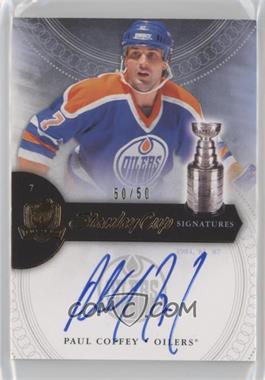 2011-12 Upper Deck The Cup - Stanley Cup Signatures #SCS-PC - Paul Coffey /50