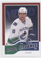 Rookie Checklist - Cody Hodgson