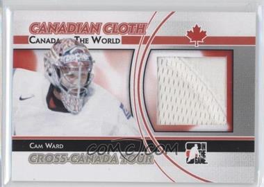 2011 In the Game Cross-Canada Tour - Clouts 'n' Chara #CCT-50 - Canadian Cloth - Cam Ward /1