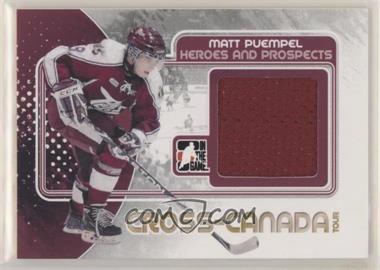 2011 In the Game Cross-Canada Tour - Pastime Sports & Games #CCT-23 - Matt Puempel /1