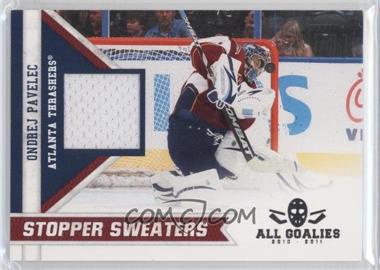 2011 Panini All Goalies - Box Set Stopper Sweaters #13 - Ondrej Pavelec