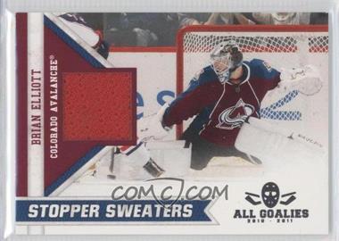 2011 Panini All Goalies - Box Set Stopper Sweaters #17 - Brian Elliott