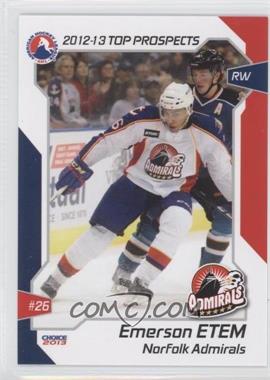 2012-13 Choice AHL Top Prospects - [Base] #33 - Emerson Etem