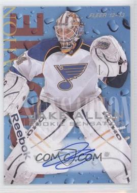 2012-13 Fleer Retro - 1994-95 Fleer Rookie Sensations Design Autographs #9 - Jake Allen