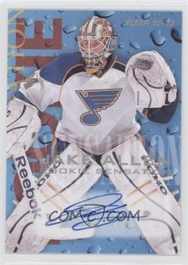 2012-13 Fleer Retro - 1994-95 Fleer Rookie Sensations Design Autographs #9 - Jake Allen