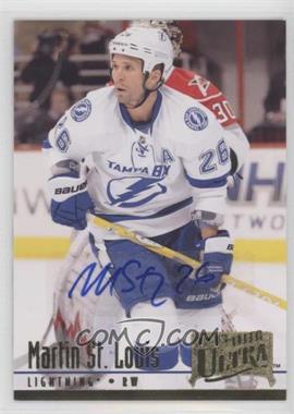 2012-13 Fleer Retro - 1994-95 Fleer Ultra Design - Autographs #'94-36 - Martin St. Louis