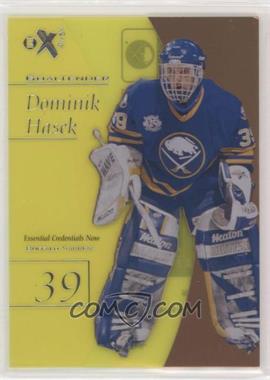 2012-13 Fleer Retro - 1997-98 E-X 2001 Design - Essential Credentials Now #28 - Dominik Hasek /28 [EX to NM]