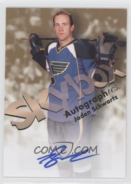 2012-13 Fleer Retro - 1999 Skybox Premium Autographics #99-JS - Jaden Schwartz