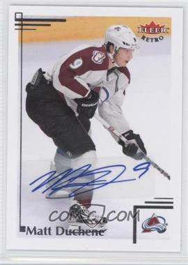 2012-13 Fleer Retro - [Base] - Autographs #76 - Matt Duchene