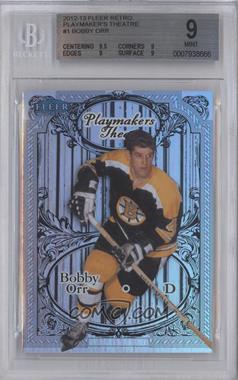 2012-13 Fleer Retro - Playmaker's Theatre #1 - Bobby Orr /100 [BGS 9 MINT]