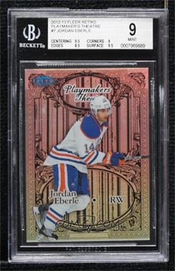 2012-13 Fleer Retro - Playmaker's Theatre #7 - Jordan Eberle /100 [BGS 9 MINT]