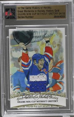 2012-13 In The Game History of Hockey - Great Moments in Hockey History - Gold #_MAME.3 - Mark Messier (Oilers Win Cup Without Gretzky) /10 [Uncirculated]