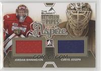 Jordan Binnington, Curtis Joseph #/10