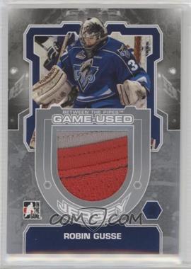 2012-13 In the Game Between the Pipes - Game-Used Jersey - Silver #M-29 - Robin Gusse /140