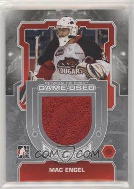 2012-13 In the Game Between the Pipes - Game-Used Patch - Silver #M-20 - Mac Engel /19