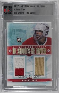 2012-13 In the Game Between the Pipes - He Shoots He Saves - Prizes #HSHS-18 - Arturs Irbe /20 [Uncirculated]