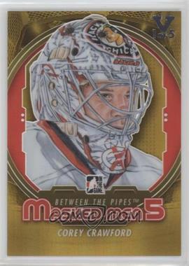 2012-13 In the Game Between the Pipes - Masked Men 5 - Gold ITG Vault Silver #MM-12 - Corey Crawford /5
