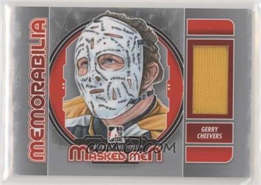 2012-13 In the Game Between the Pipes - Masked Men Memorabilia - Silver #MMM-02 - Gerry Cheevers /19