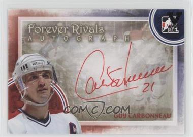 2012-13 In the Game Forever Rivals Series - Autographs - ITG Vault Black #A-GC - Guy Carbonneau