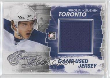 2012-13 In the Game Forever Rivals Series - Game-Used - Blue Jersey #M-08 - Nikolai Kulemin