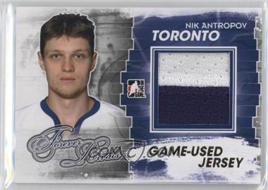 2012-13 In the Game Forever Rivals Series - Game-Used - Gold Jersey #M-25 - Nik Antropov
