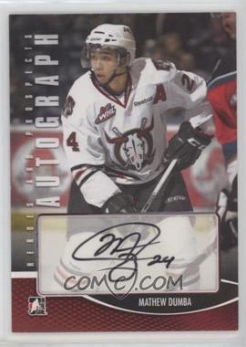 2012-13 In the Game Heroes and Prospects - Autographs #A-MD - Mathew Dumba