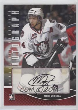 2012-13 In the Game Heroes and Prospects - Autographs #A-MD - Mathew Dumba