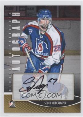 2012-13 In the Game Heroes and Prospects - Autographs #A-SN - Scott Niedermayer