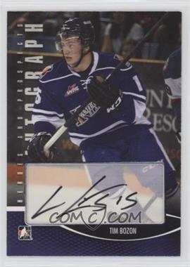 2012-13 In the Game Heroes and Prospects - Autographs #A-TB - Tim Bozon