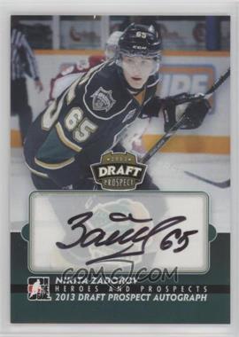 2012-13 In the Game Heroes and Prospects - Draft Prospect Autographs #DPA-NZ - Nikita Zadorov /13