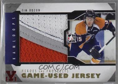 2012-13 In the Game Heroes and Prospects - Game-Used - Gold Jersey ITG Vault Ruby #M-05 - Tim Bozon /1 [Noted]