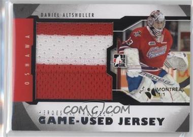 2012-13 In the Game Heroes and Prospects - Game-Used - Silver Jersey Montreal Card Show #M-01 - Daniel Altshuller /1
