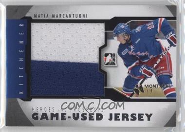 2012-13 In the Game Heroes and Prospects - Game-Used - Silver Jersey Montreal Card Show #M-37 - Matia Marcantuoni /1