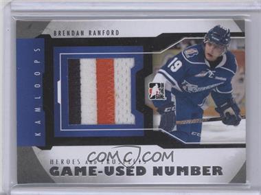 2012-13 In the Game Heroes and Prospects - Game-Used - Silver Number #M-39 - Brendan Ranford /3