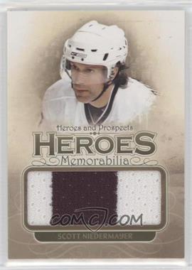 2012-13 In the Game Heroes and Prospects - Heroes Memorabilia Jersey - Gold #HM-NoN - Scott Niedermayer /10