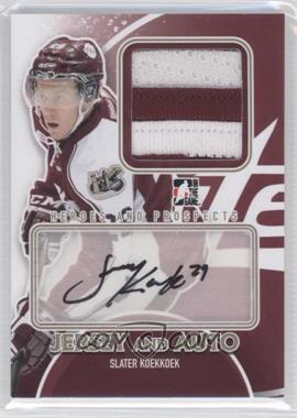 2012-13 In the Game Heroes and Prospects - Jersey and Autograph - Gold #MA-SK - Slater Koekkoek /10
