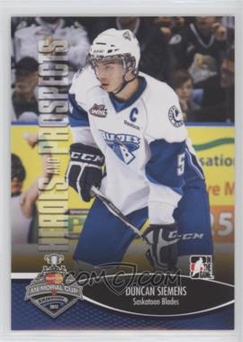 2012-13 In the Game Heroes and Prospects - Memorial Cup #MC-18 - Duncan Siemens