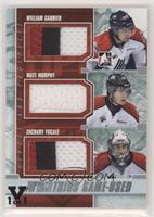 William Carrier, Matt Murphy, Zachary Fucale #/1