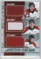 Ryan Stone, Brett Ritchie, Tyler Graovac #/40