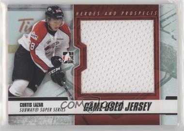 2012-13 In the Game Heroes and Prospects - Subway Super Series Game-Used - Black Jersey #SSM-40 - Curtis Lazar /120