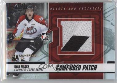 2012-13 In the Game Heroes and Prospects - Subway Super Series Game-Used - Black Patch Montreal Card Show #SSM-39 - Ryan Pulock /1