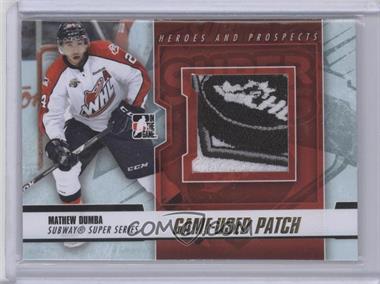 2012-13 In the Game Heroes and Prospects - Subway Super Series Game-Used - Gold Patch #SSM-35 - Mathew Dumba /5