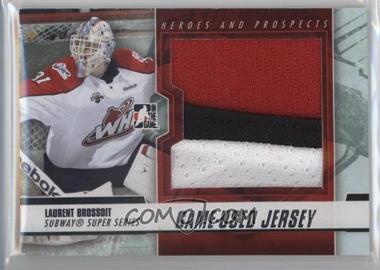 2012-13 In the Game Heroes and Prospects - Subway Super Series Game-Used - Silver Jersey #SSM-45 - Laurent Brossoit