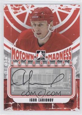 2012-13 In the Game Motown Madness - Autographs #A-IL - Igor Larionov