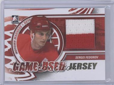 2012-13 In the Game Motown Madness - Game-Used - Jersey Gold #M-02 - Sergei Fedorov /10