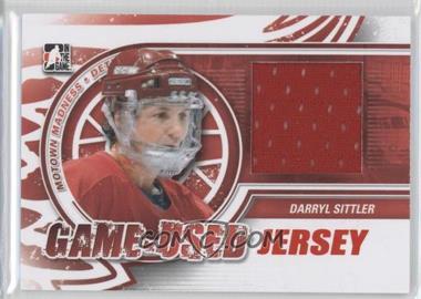 2012-13 In the Game Motown Madness - Game-Used - Jersey Red #M-28 - Darryl Sittler /140