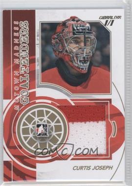 2012-13 In the Game Motown Madness - Goaltenders - Gold Gibraltar Show #G-02 - Curtis Joseph /1