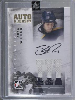 2012-13 In the Game Superlative Volume 3 - Auto & Jersey - Gold #AJ-SW - Shea Weber /10 [Uncirculated]